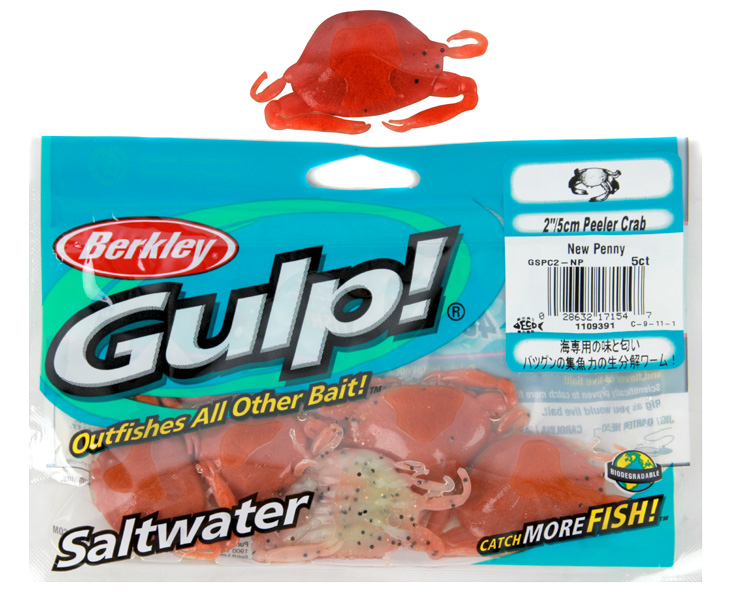 Buy Berkley Gulp Peeler Crab Soft Bait 5cm online at Marine-Deals