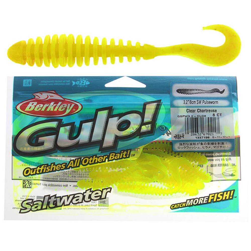 Gulp! Saltwater Pulse Worm (3.2) - Shrimp (MEB)