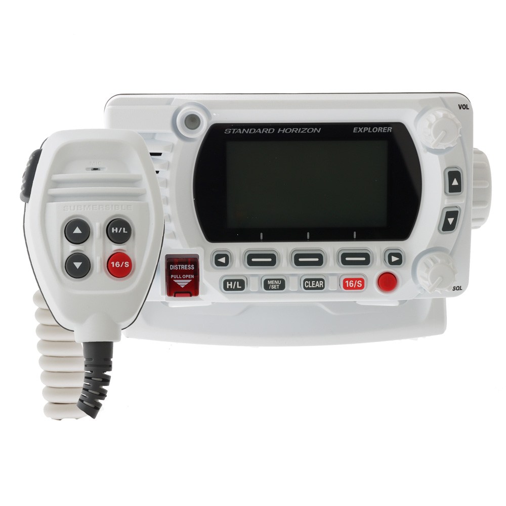 Buy Standard Horizon Explorer GX1850GW Marine VHF Radio NMEA2000 White 25W  online at