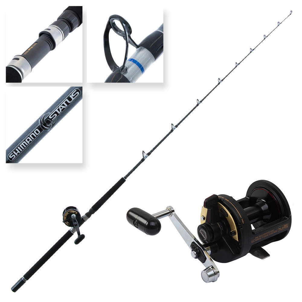 Buy Shimano Triton TLD 15 LD Single Speed Status Straight Butt Boat Combo  6ft 3in PE2-4 2pc online at