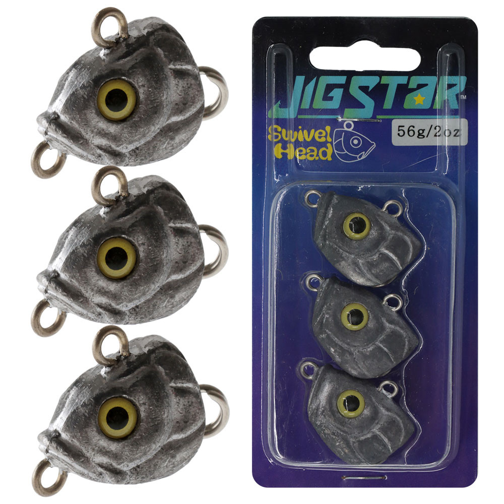 Buy Jig Star Monster Swivel Jig Heads Qty 56g online at Marine