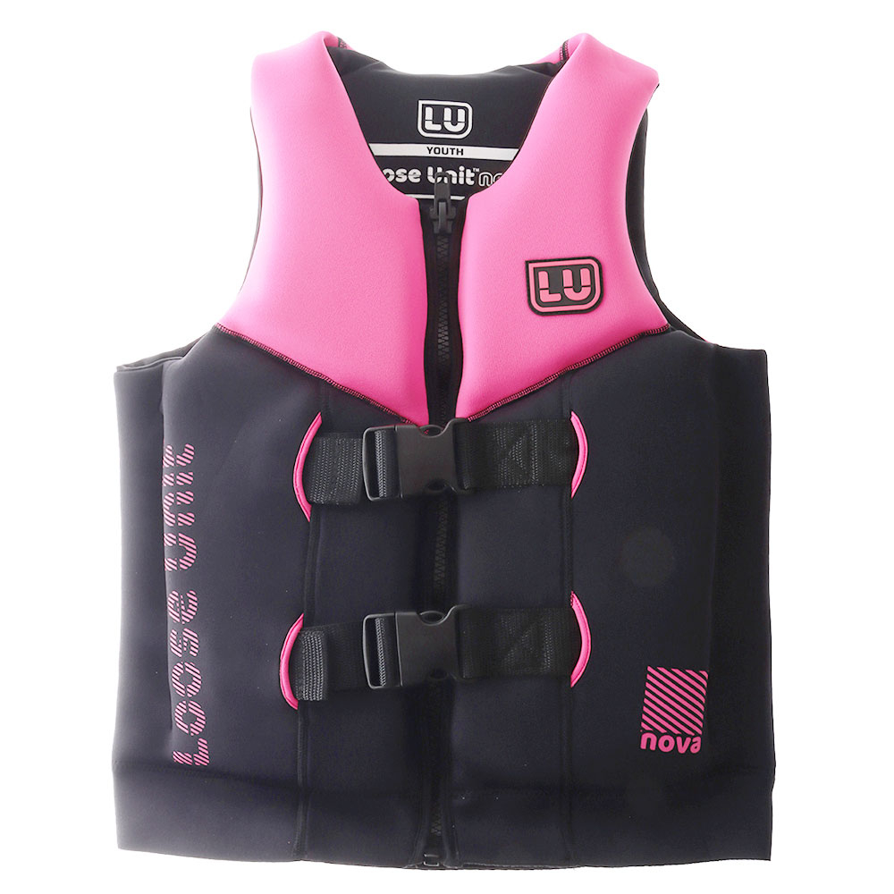 Buy Loose Unit Nova Neoprene Watersports Youth Life Vest Pink online at Marine Deals .nz