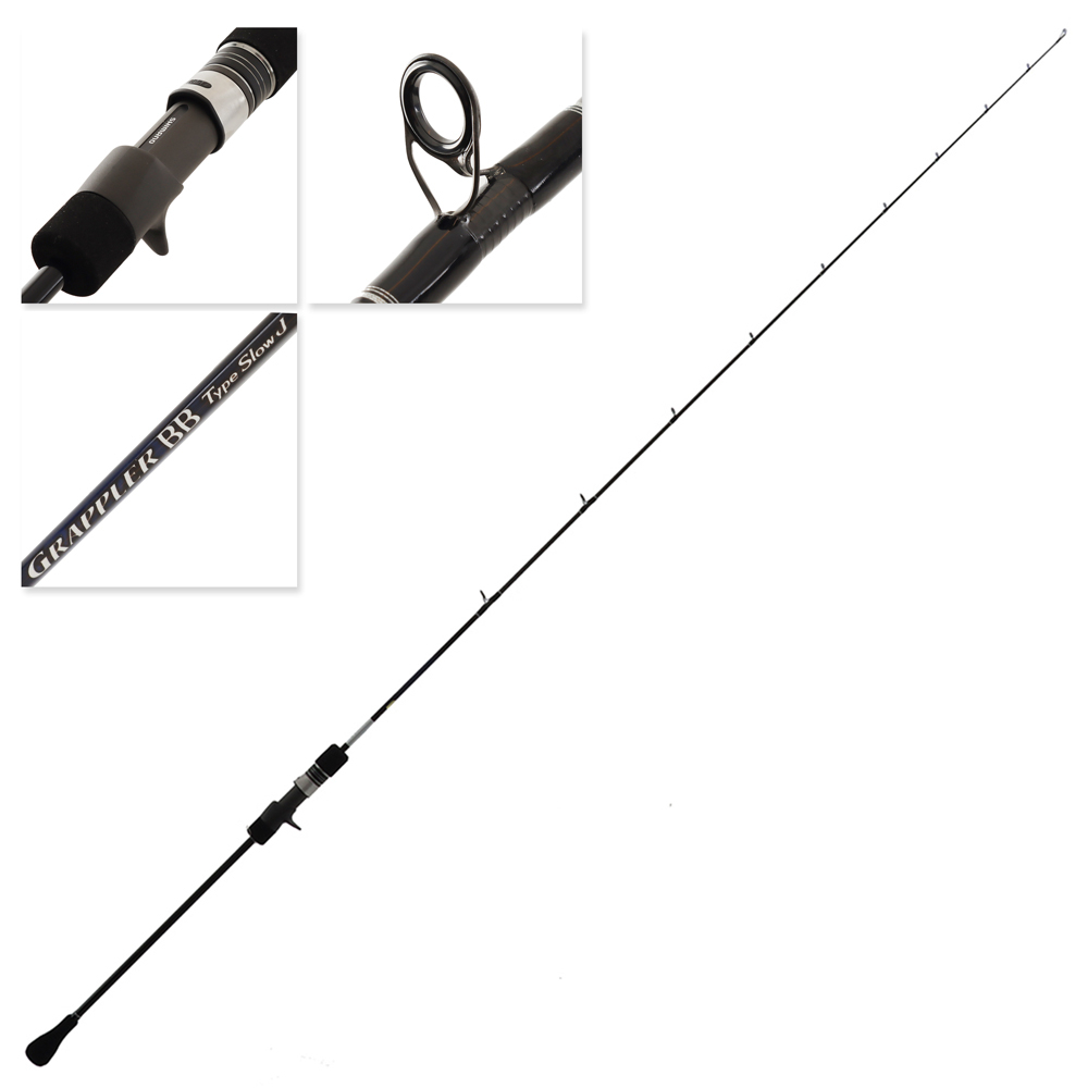 Buy Shimano 21 Grappler BB Overhead Slow Jig Rod 6ft 6in PE2 2pc online at