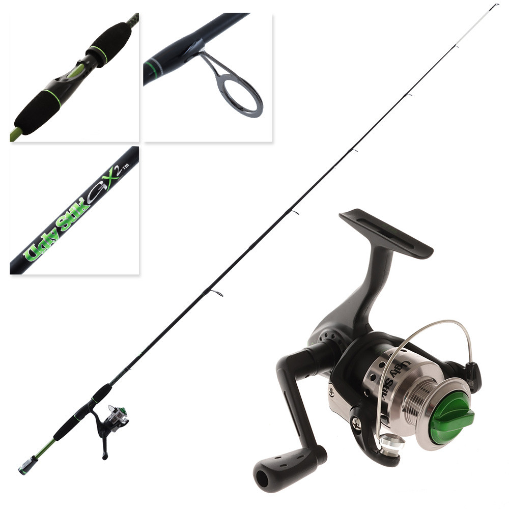 good reel for ugly stik gx2 medium spinning 50th Anniversary and Fishing Combo, 6'6, 2-Piece, Power Rod, Strong and Sensitive, Ergonomic Reel Seat, Durable Guides : Sports & Outdoors Americas favorite rod just got better GX2 Spinning Rod and Reel