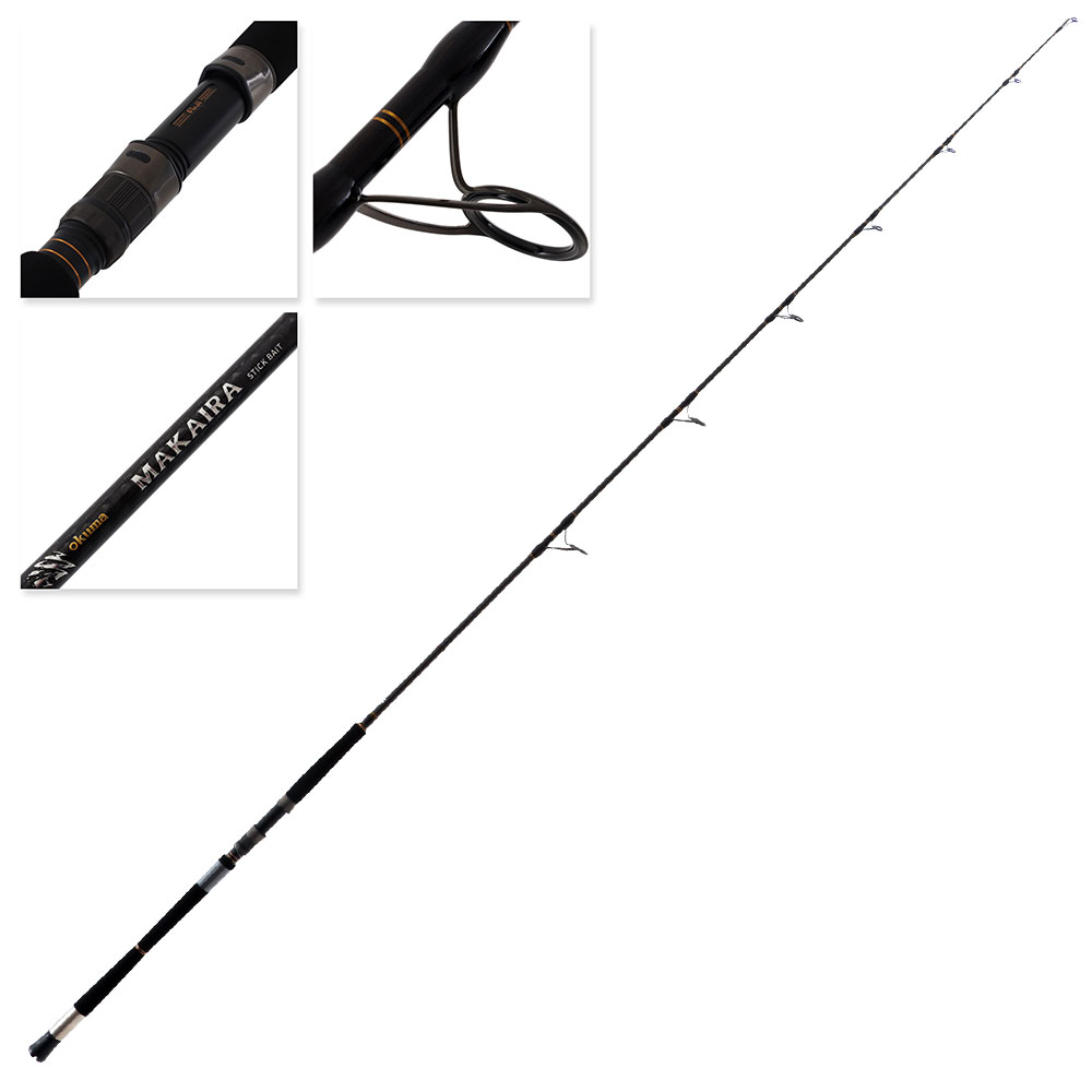 Buy Okuma Rod Spin Topwater Makaira 2pc 8ft 2in PE10 140-200g