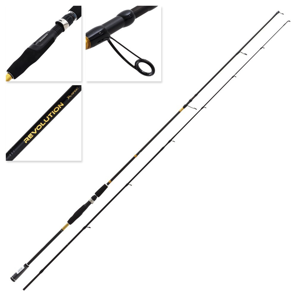 Shimano Revolution Travel Spin Rod 8ft 6in 2-6kg 5pc Shimano