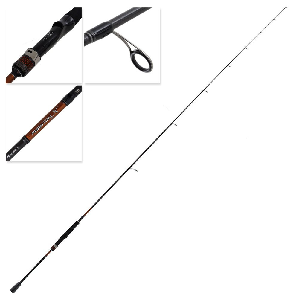 Daiwa 23 Phantom X 702ULFS Ultralight Spin Rod 7ft 2-5kg 2pc