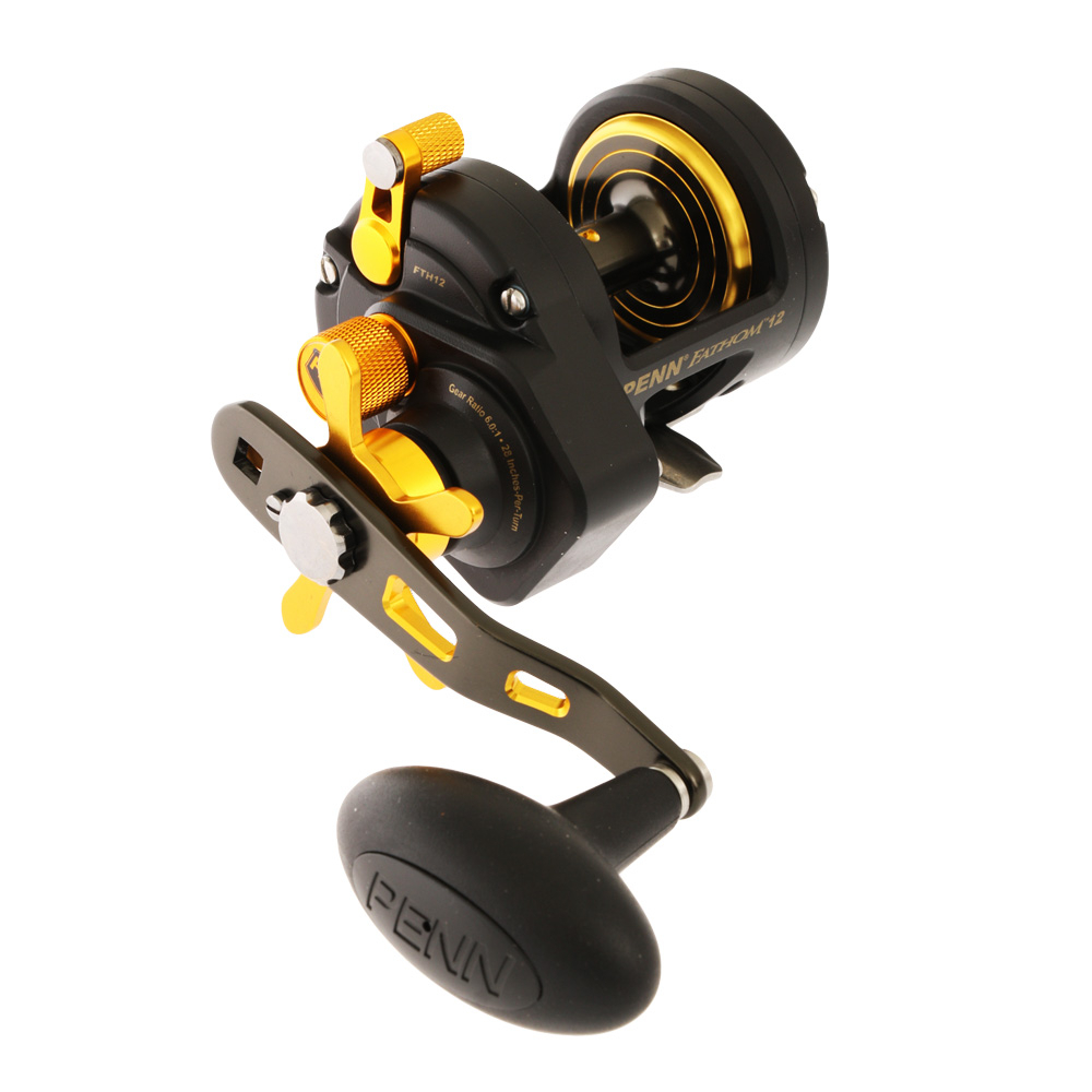 Trolling Reels Penn FTH12 Fathom 12 Star Drag Live Spindle Reel Box