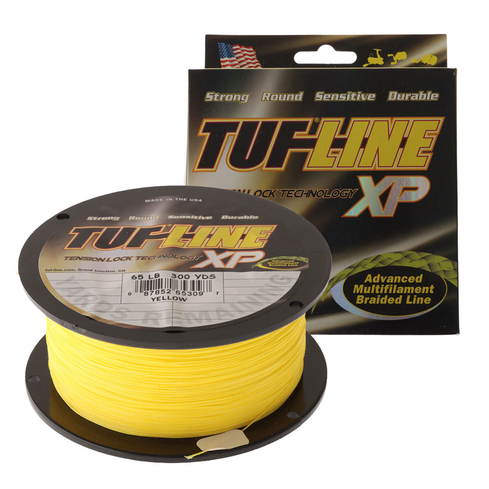 Buy TUF-Line Tuff XP Braid Yellow 300yd 65lb online at Marine