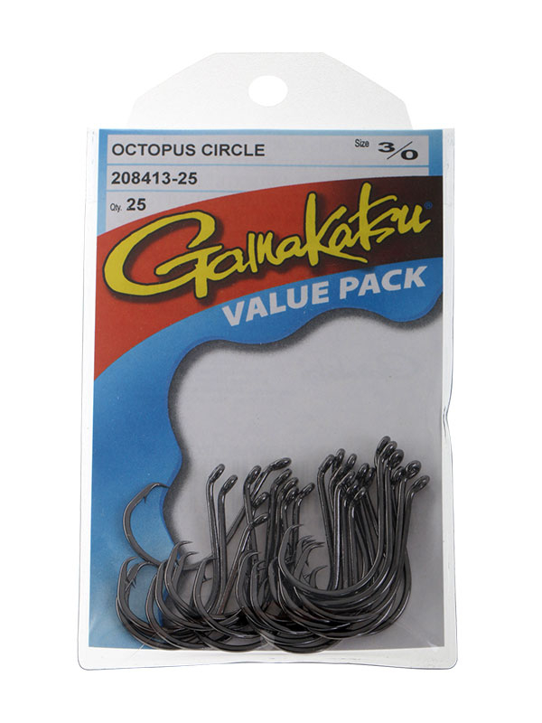 Gamakatsu Octopus Circle Hook 3/0 Value Pack Qty 25