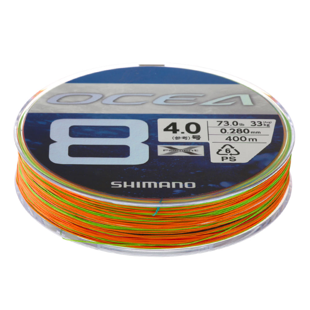 SHIMANO OCEA 8 6.0号 300m 113lb SW NAVY SHIMANO PE OCEA 8 300m SW NAVY - Braids