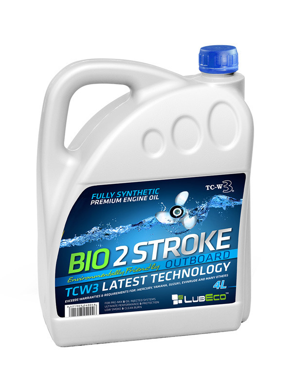 LUBECO TC W3 2 Stroke BIO 2T Full Synthetic Outboard Oil 4L