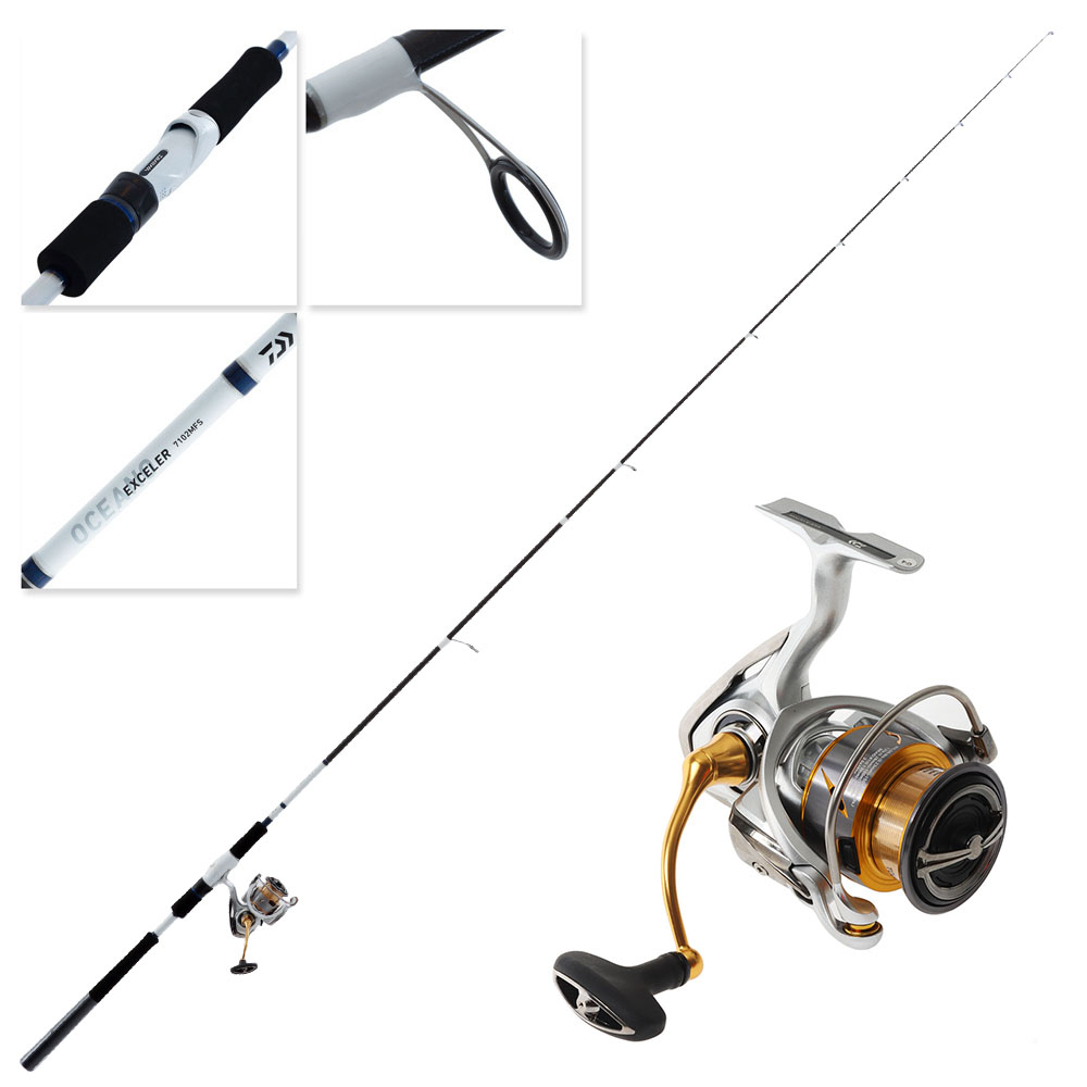 Buy Daiwa Laguna LT 4000-CA Exceler Oceano Softbait Combo 7ft 6in 5-9kg 2pc  online at