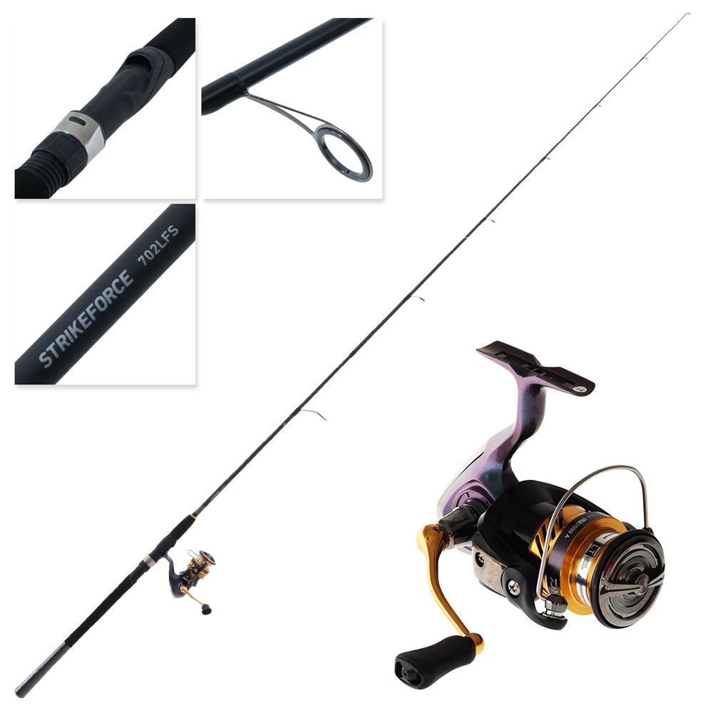 Buy Daiwa Sweepfire 2500 Strikeforce Freshwater Travel Combo with Line 7ft  1-3kg 4pc online at