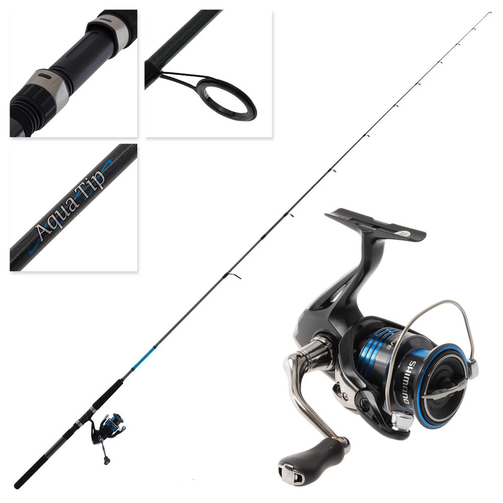 Buy Shimano Nexave 2500HG FI Aquatip Inshore Canal Spin Combo 7ft 9in 3-6kg  2pc online at