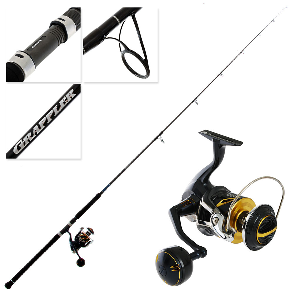 Buy Shimano Stella SW 8000 HG Grappler Type C S80M Topwater Combo 8ft PE5  2pc online at Marine-Deals.co.nz