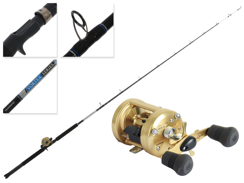 Buy Shimano Calcutta CT 400B Vortex Overhead Boat Combo 6ft 10in 8-10kg 1pc  online at