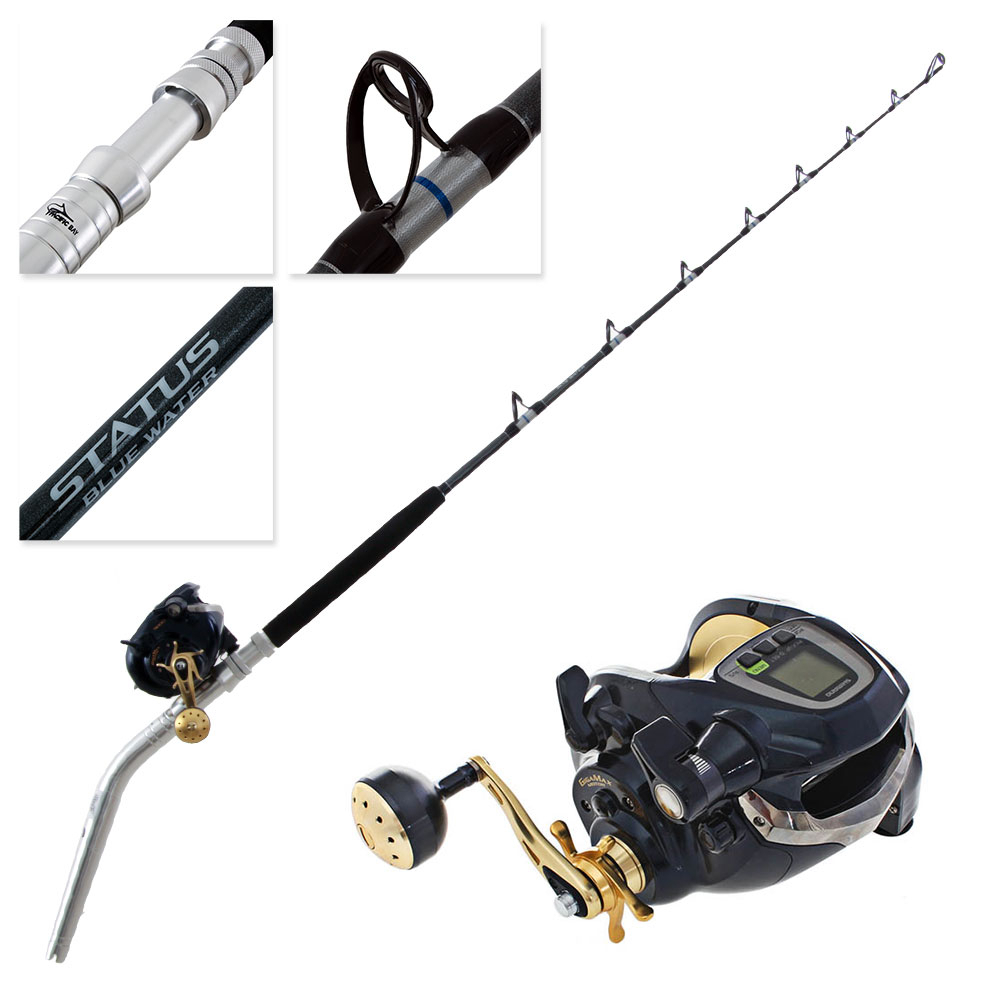 Buy Shimano Beastmaster 9000A Status Blue Water Bent Butt Deepwater  Electric Combo 5ft 6in 24-37kg 2pc online at