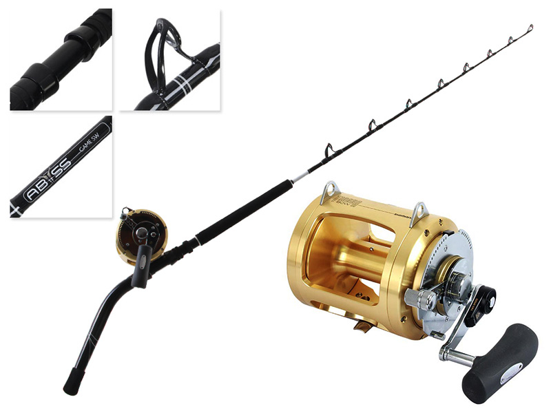 Buy Shimano Tiagra 80 WA and Abyss SW Bent Butt Stand Up Game Combo 5ft 6in  60-100lb 2pc online at