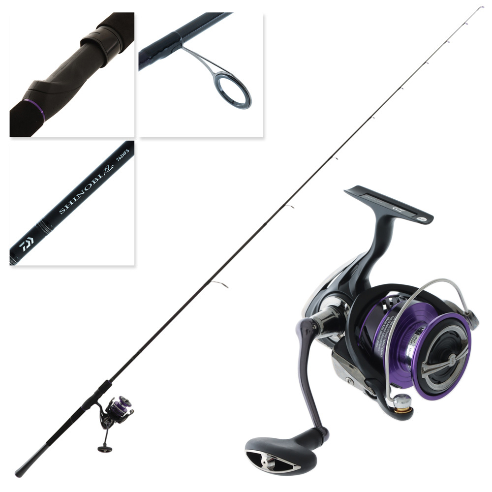 Buy Daiwa 20 Shinobi LT5000 762HFS Heavy Spin Softbait Combo