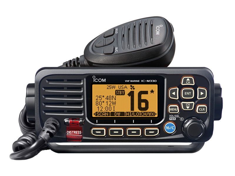 Buy Icom IC-M330G Fixed Mount VHF Marine Radio with GPS Receiver online at 
