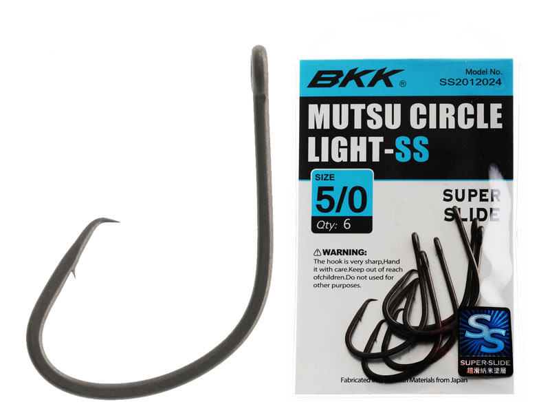 BKK Mutsu Light Circle Hooks - Circle / Recurve Hooks - Hooks - Fishing