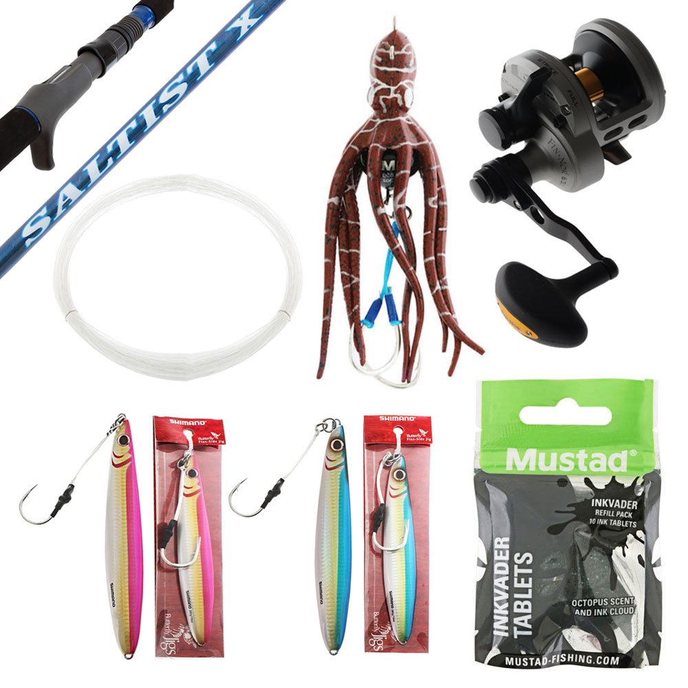 Buy Fin-Nor Lethal Saltist-X Kingfish Jigging Package 5ft 6in PE5-6 1pc  online at