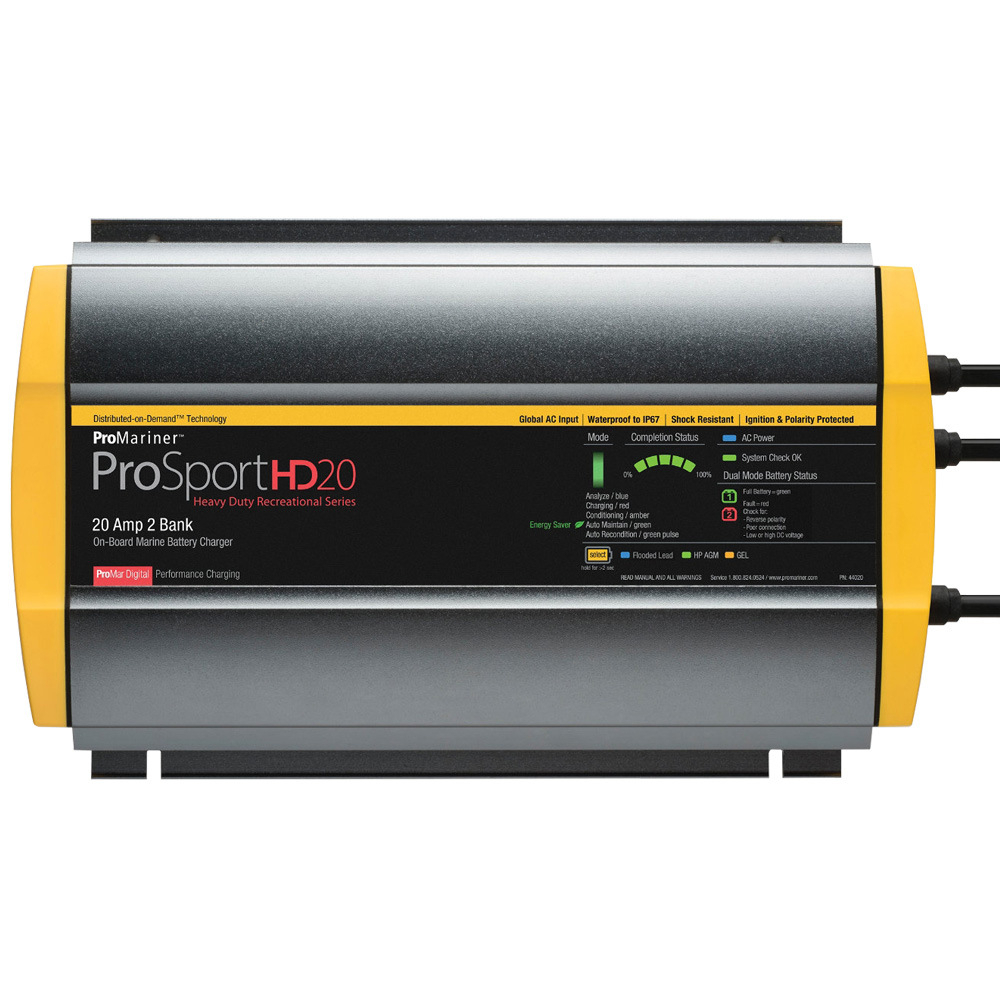Buy ProMariner ProSportHD 20 Marine Battery Charger 12/24V 20A 2-Bank  AUS/NZ online at