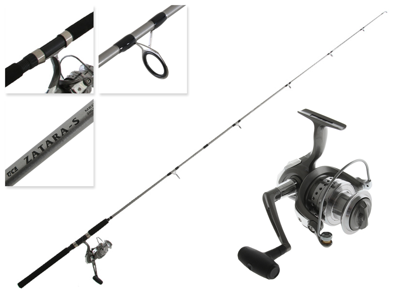 Buy TiCA Zatara Silver LBXT4000 and SMLC70MH2S Softbaiting Combo 7ft  10-20lb 2pc online at