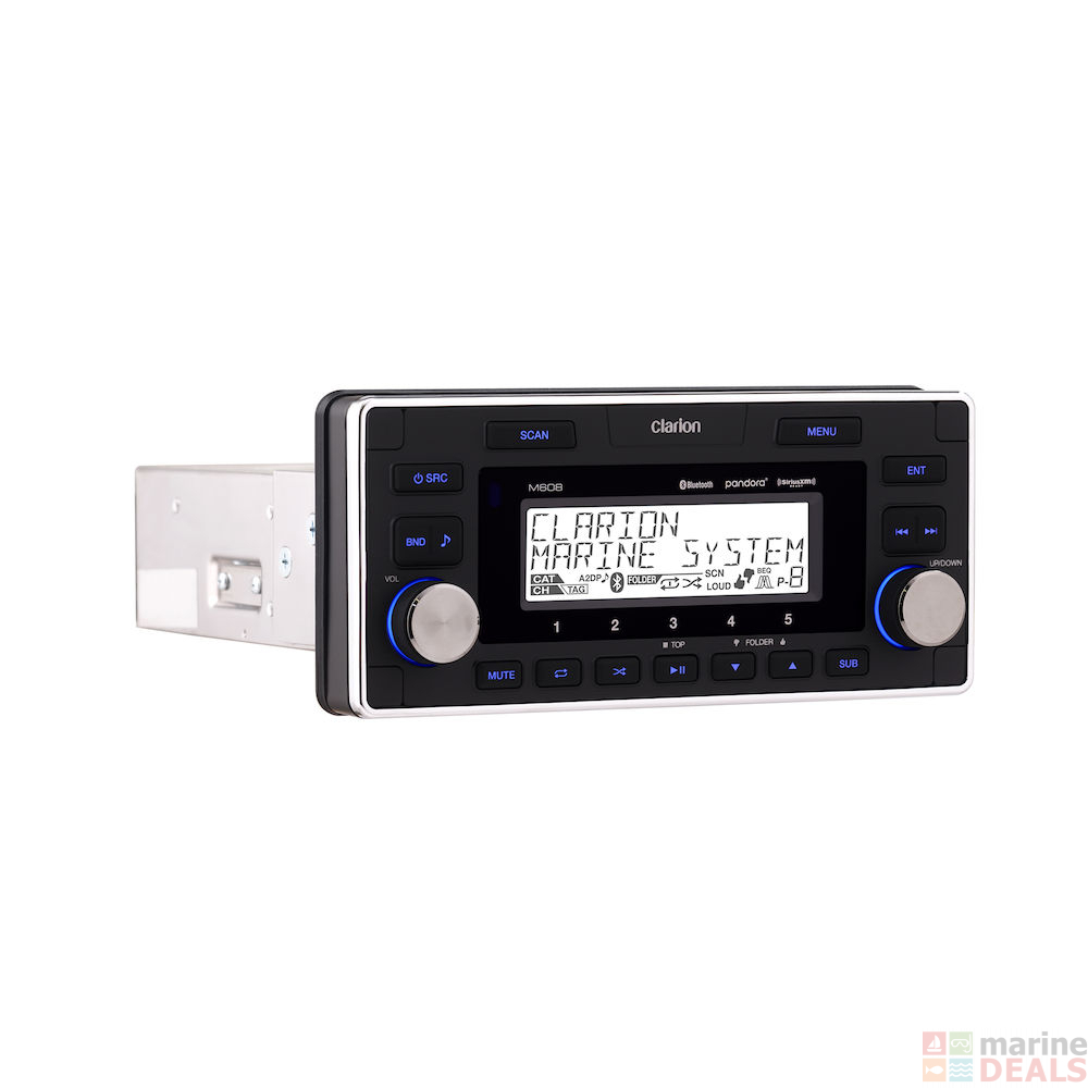 Buy Clarion M608 Marine Digital Media Receiver with Builtin Bluetooth