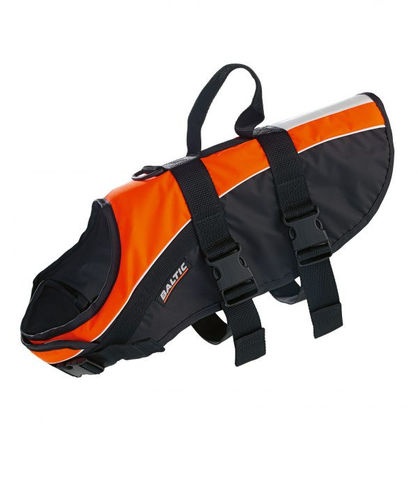 Buy Baltic Mascot Pet Life Jacket Orange/Black online at MarineDeals.co.nz