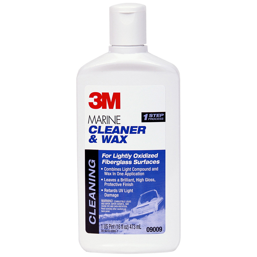 Buy 3M 09009 Marine Fibreglass Cleaner and Wax 473ml online at Marine