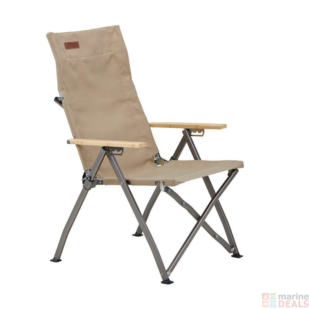 Buy OZtrail Cape Series Folding Recliner Camping Chair online at Marine