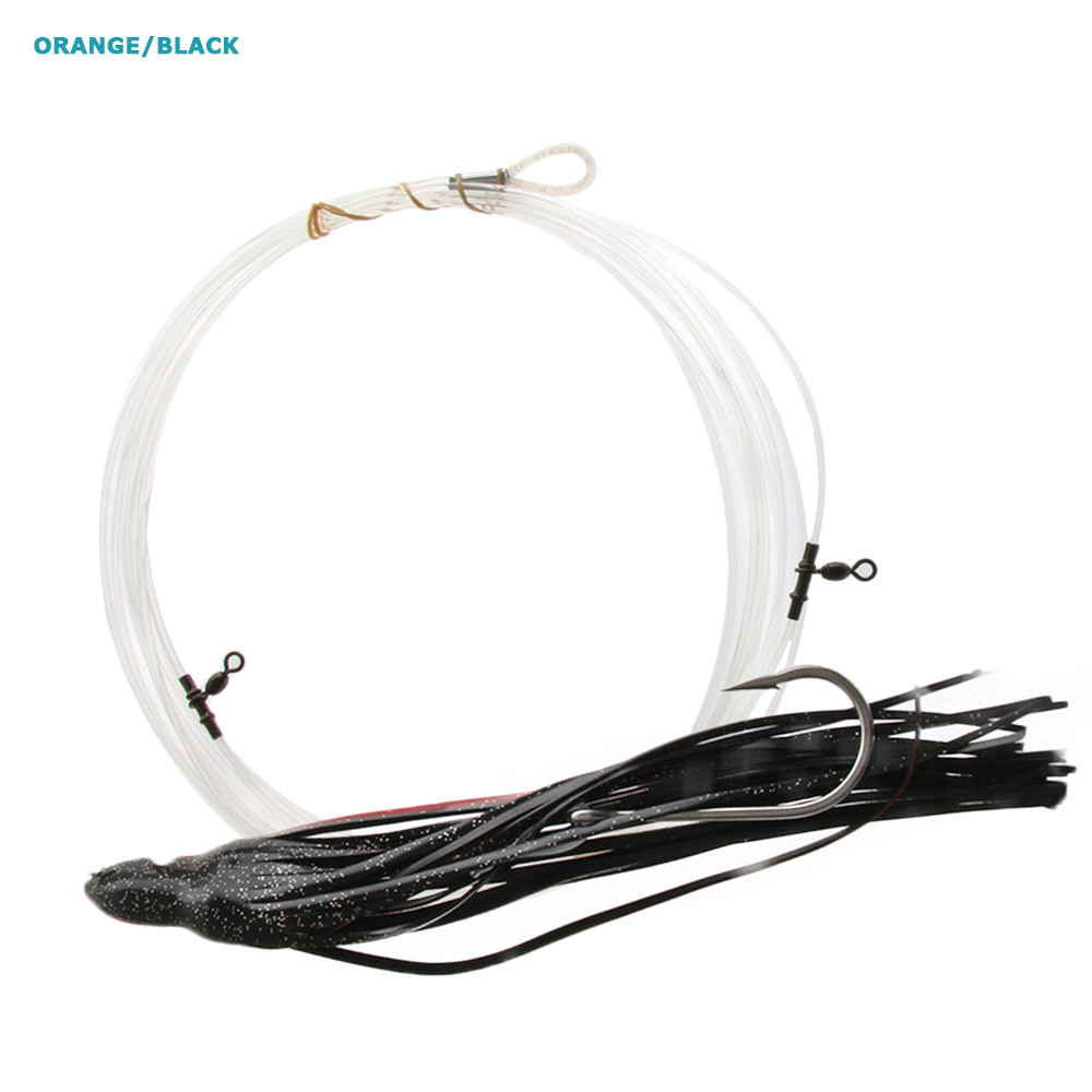 Buy Bonze Swordfish Rig with Single J Hook and Squid Skirt online at