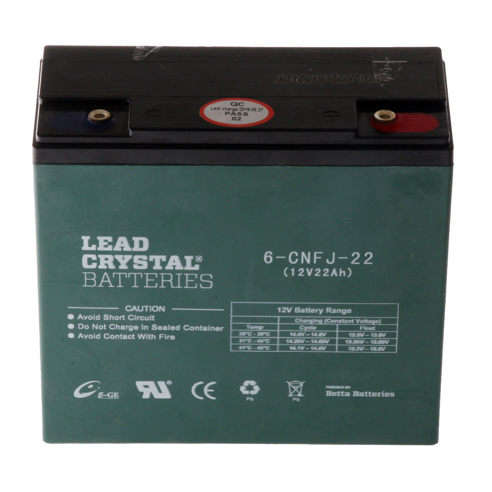 Buy Betta CNFJ Lead Crystal Battery 12v 22Ah online at MarineDeals.co.nz