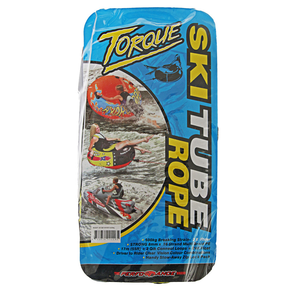 Buy Ron Marks Ski Tube 8mm Tow Rope 500kg 17m online at MarineDeals.co.nz