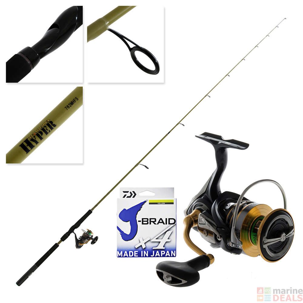 Buy Daiwa Exceler LT 4000 and TD Hyper Medium-Heavy Softbait Combo with ...