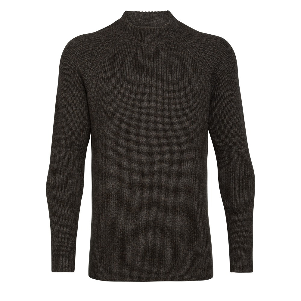 Buy Icebreaker Merino Hillock Mens Jersey Dark Grey XL online at Marine ...