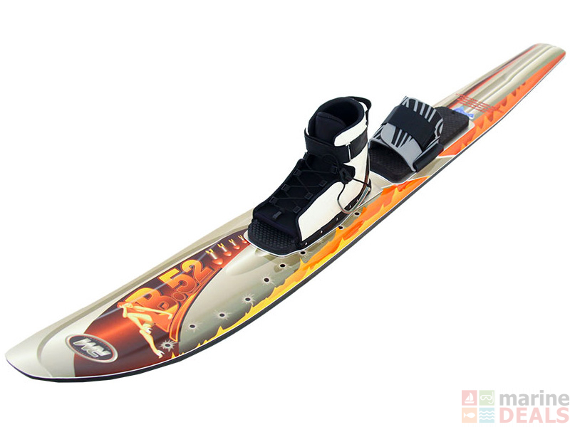 Buy Ron Marks B52 Wide Body Parabolic Water Ski with Bindings 167cm