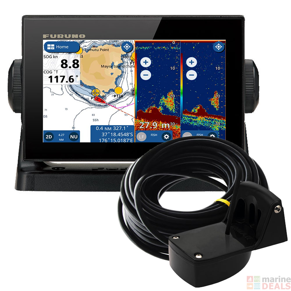 Buy Furuno GP1871F DB7 Deep Blue CHIRP GPS/Fishfinder TM150M Package
