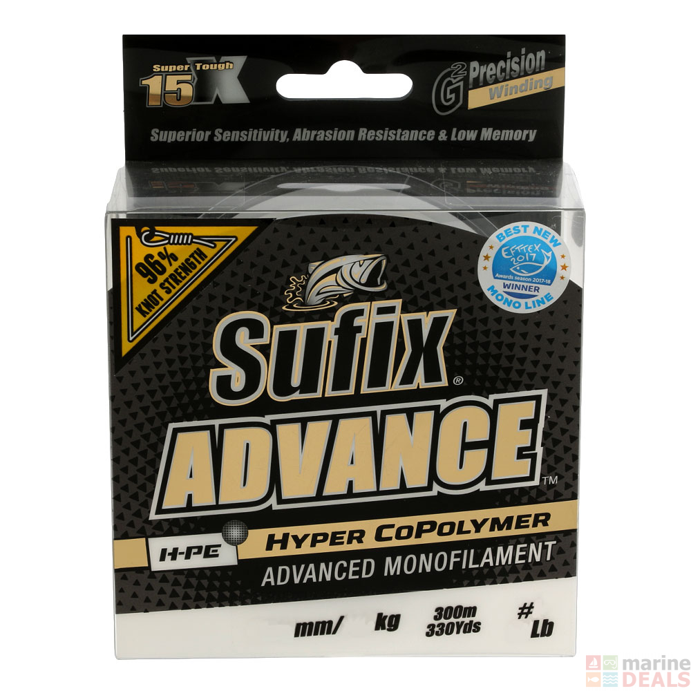 Sufix Nylon Advance CLEAR 300/ m 0,18/ mm 3,4/ kg