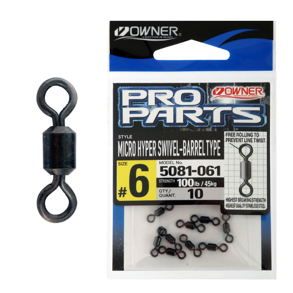 Owner TSS-54 Hyper Spin Tough Twist Swivel - Stainless Steel, Size 4, 260 Lb Strength
