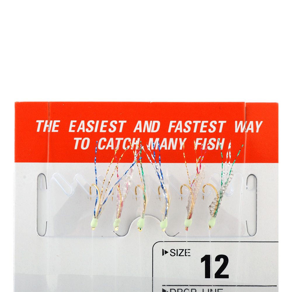 Owner Fish Catchers Sabiki Rig Mackerel Skin Size 12 Sabiki Rigs