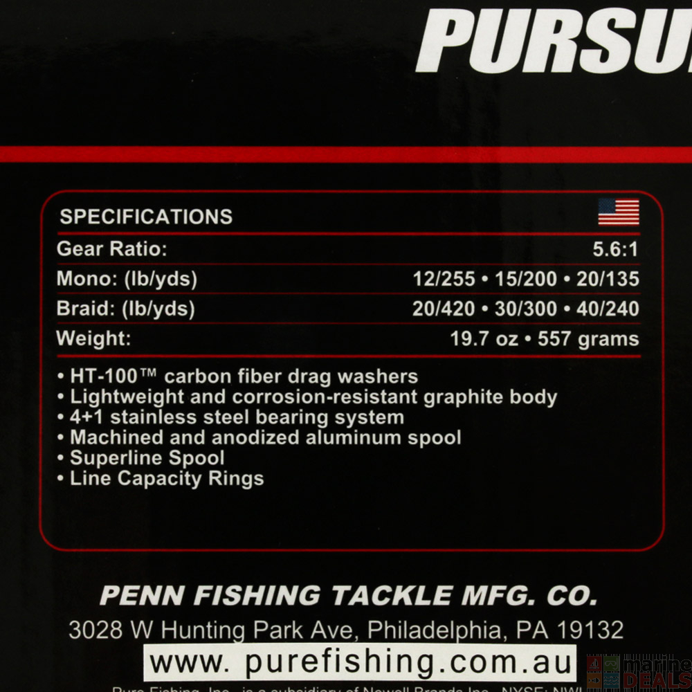 Penn Pursuit 3 Line Capacity Off 79 Www Avsair Seaservices Com
