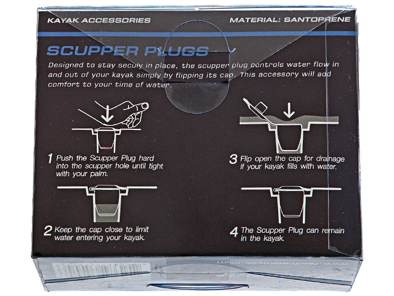 Buy FeelFree Kayak Scupper Plug online at MarineDeals.co.nz