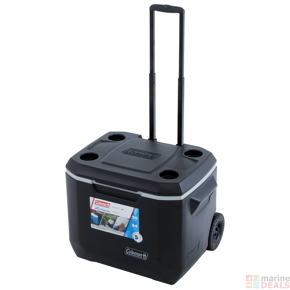 Buy Coleman Xtreme Wheeled Chilly Bin Cooler 47L online at MarineDeals