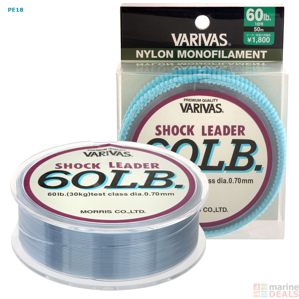 VARIVAS Shock Leader Nylon Line 50m 170lb
