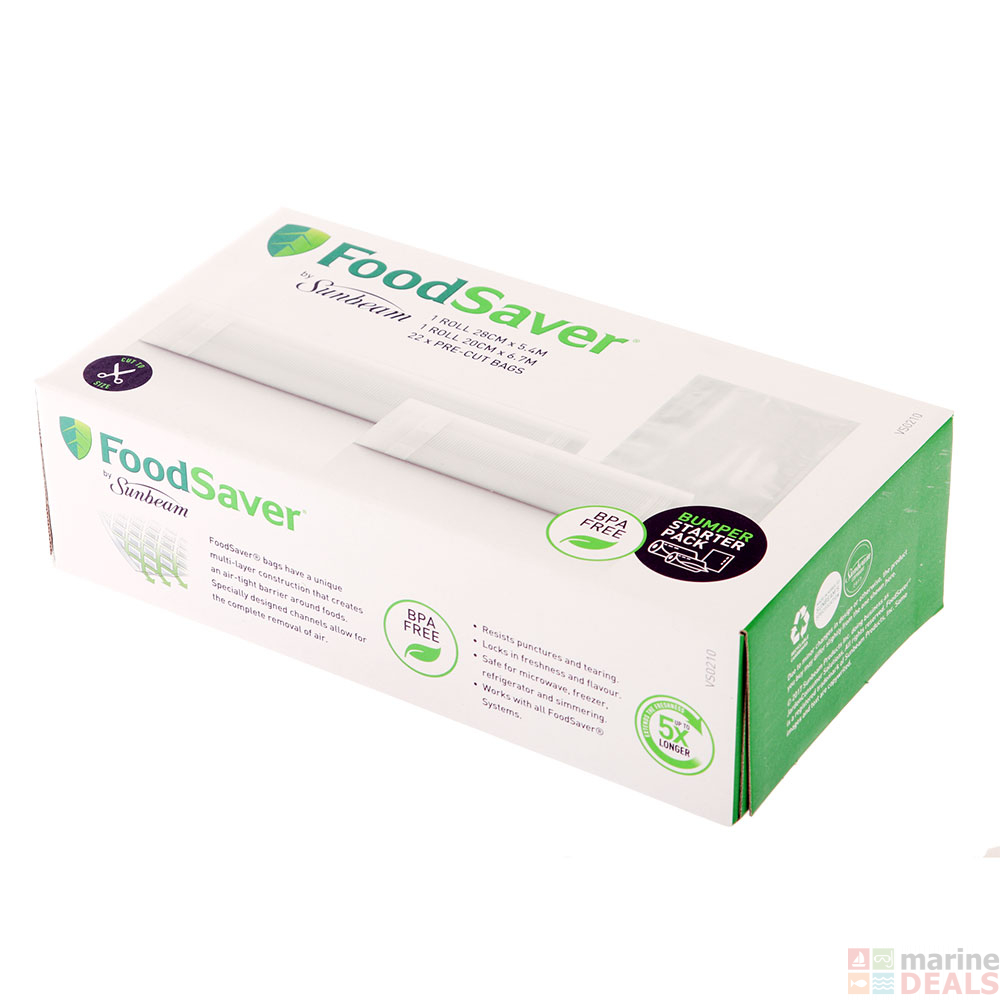 Buy Foodsaver Starter Vacuum Sealer Value Pack Online At Marine Deals Co Nz