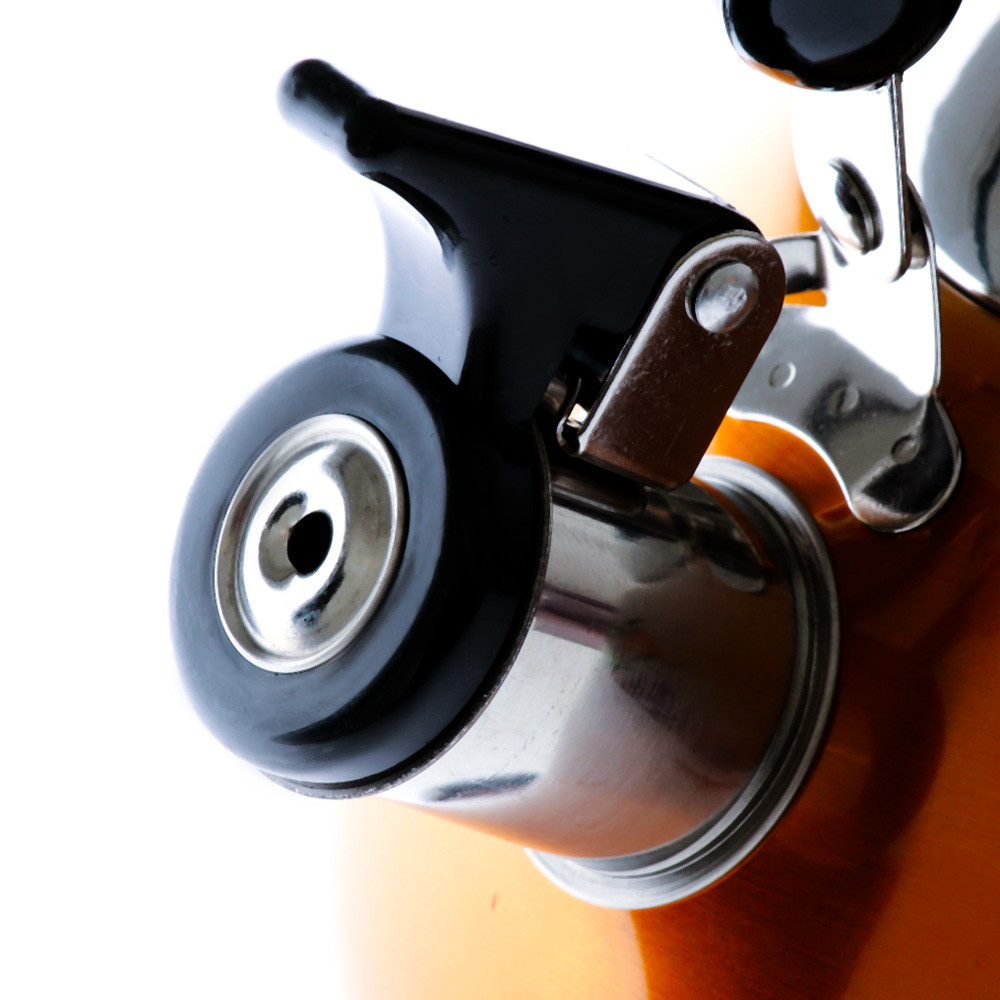 Buy Kiwi Camping Deluxe Whistling Kettle Orange 2.5L online at Marine