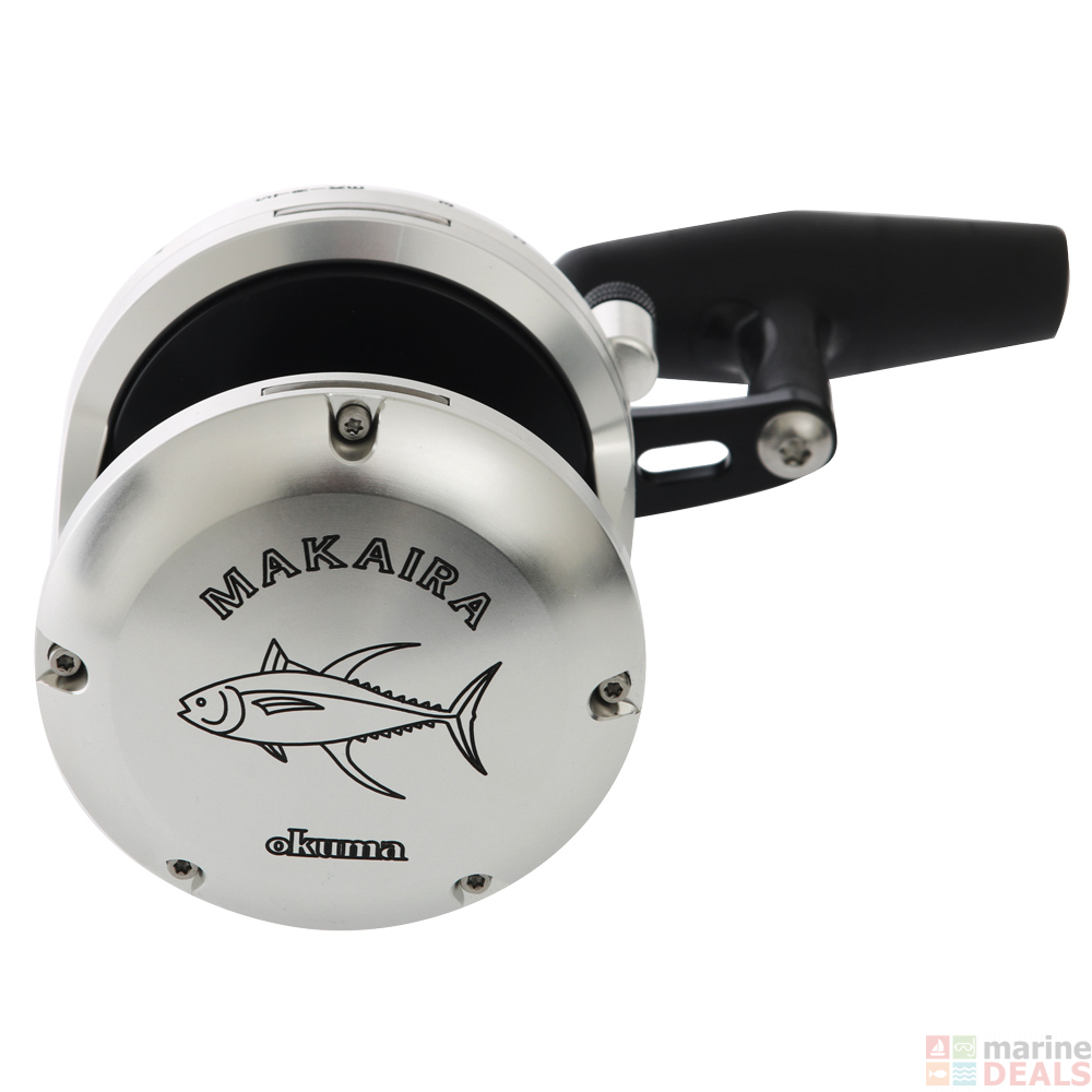 Buy Okuma Makaira 20 SEa Silver 2-Speed Game Reel online ...